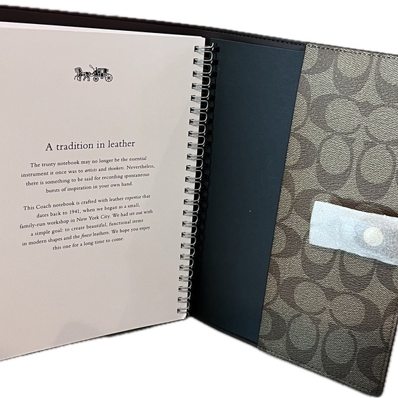 NWT Coach Monogrammed Notebook Journal - Picture 4 of 5